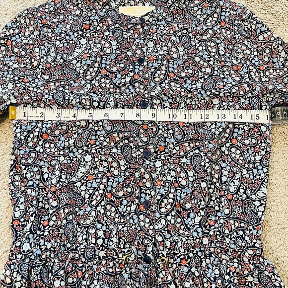 MICHAEL Michael Kors Long Sleeve Paisley Print Maxi Dress. Size 0. - Picture 13 of 16